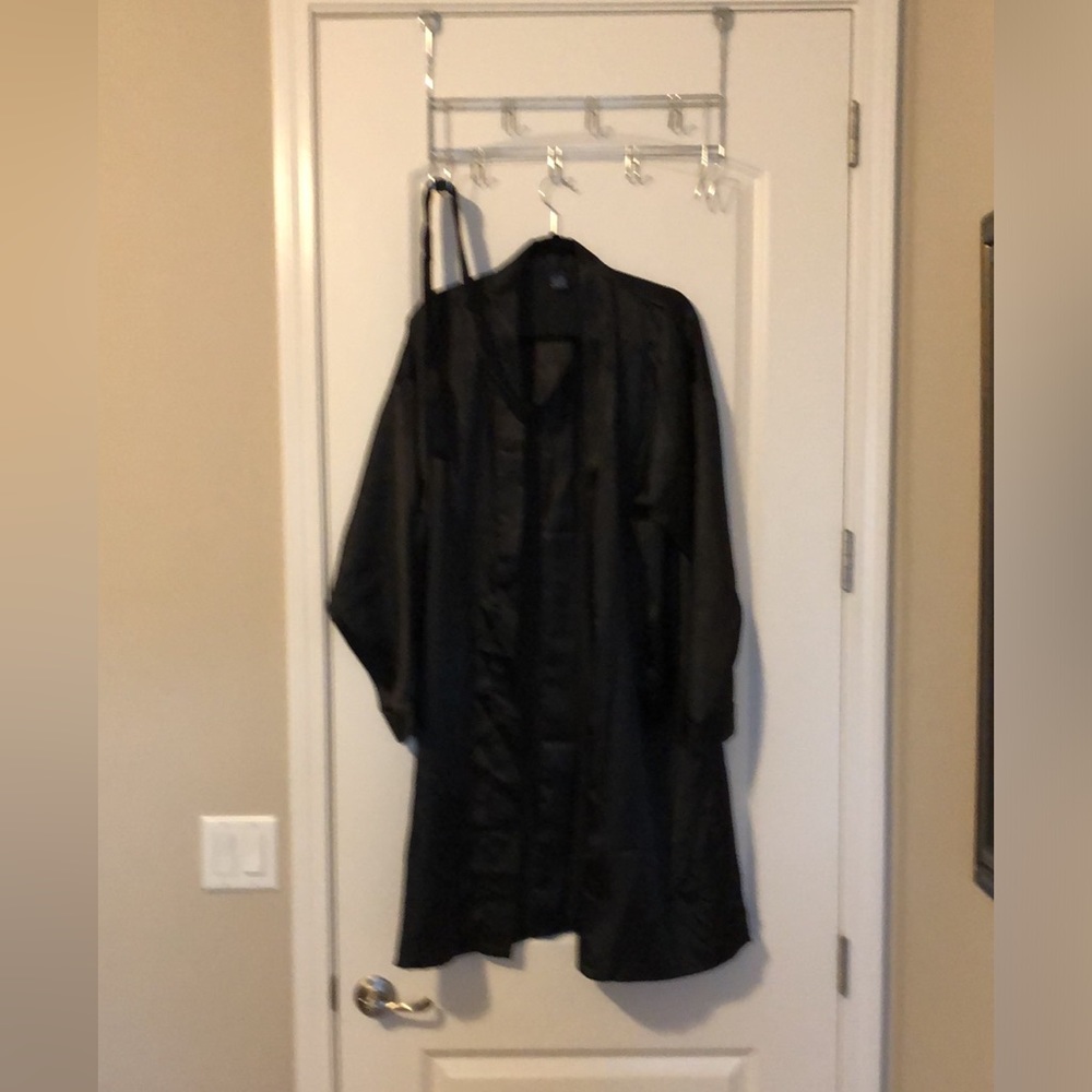 MENS STYLISH BLACK ROBE - Picture 4 of 10